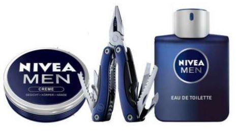 eBay: 20% Rabatt auf ausgewählte Geschenkideen   z.B. Nivea Eau de Toilette Set inkl. Multitool für 23,99€