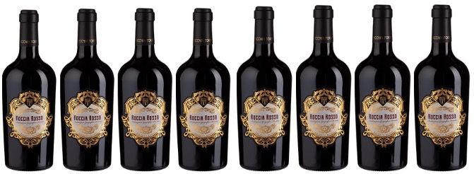 8x Roccia Rosso 2017 Cantina Vecchia Torre + 1,5 Liter Magnum für 60,85€ (statt 82€)