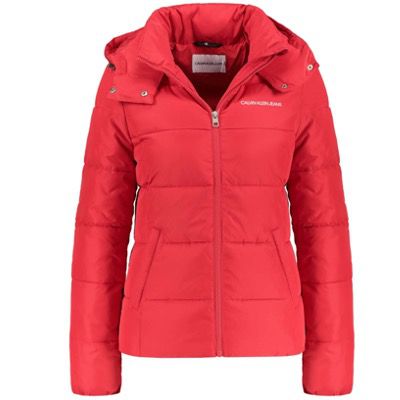 Calvin Klein Jeans Damen Pufferjacke in Rot oder Weiß für 113,72€ (statt 140€)