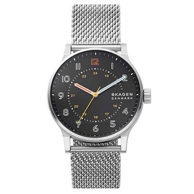 Skagen Herrenuhr Norre 3 Zeiger Werk in Silber für 47,70€ (statt 135€)