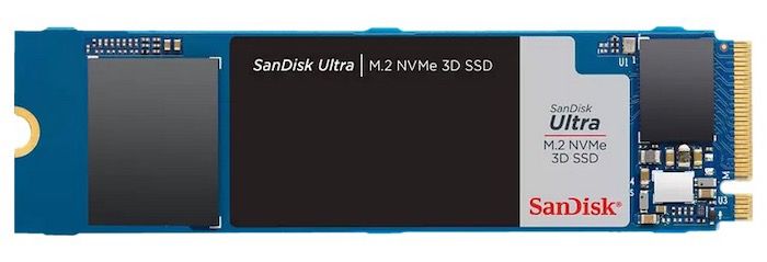 Sandisk Ultra 3D NVMe SSD mit 500 GB für 39€ (statt 59€)