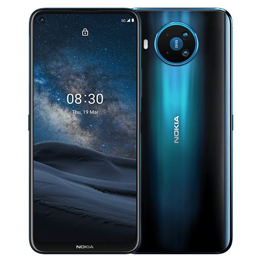 Nokia 8.3 5G 128GB + Power Earbuds Lite für 4,95€ + o2 Allnet Flat mit 12GB LTE für 19,99€ mtl.