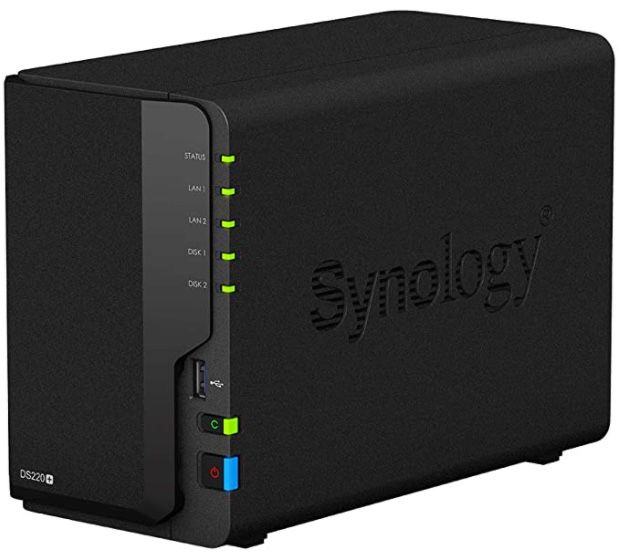 Synology DS220+ Leergehäuse für 309,60€ (statt 334€)