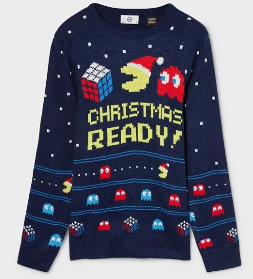 PacMan Weihnachtspullover für 5,81€   L, XL, XXL