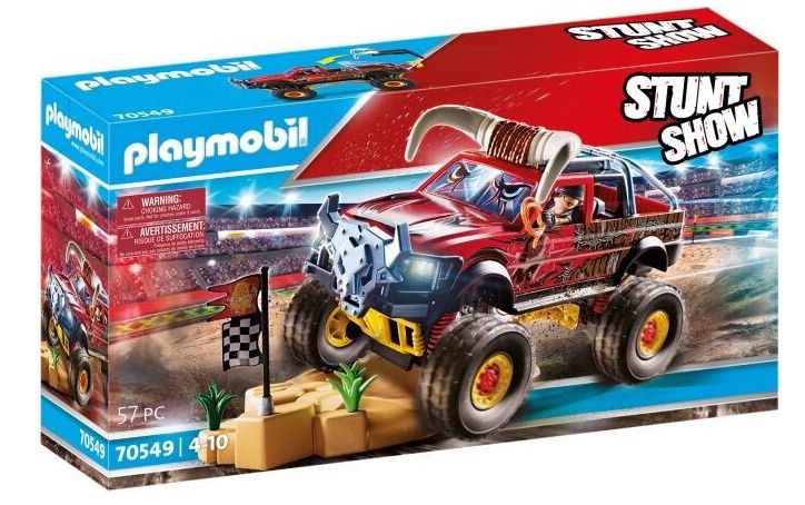 Playmobil Stuntshow   Monster Truck Horned (70549) für 19,44€ (statt 40€)