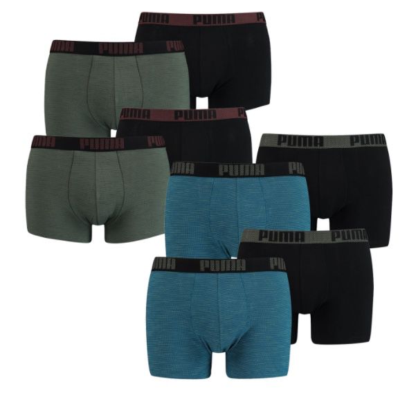 16er Pack Puma Herren Birdfeet Stripe Boxershorts für 49,48€ (statt 96€)