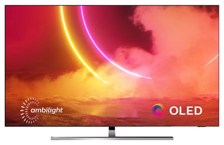 Philips 65OLED855   65 Zoll OLED UHD Fernseher mit 3 seitigem Ambilight für 1.518,90€ (statt 1.699€)