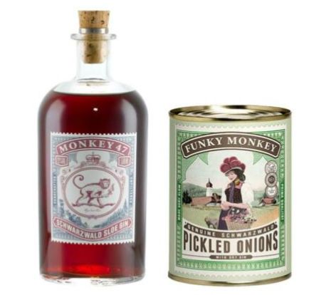 Monkey 47 Sloe Gin + Funky Monkey Pickled Onions für 32,90€ (statt 40€)