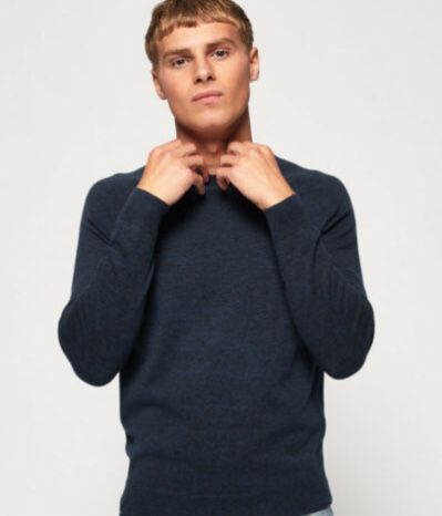 Superdry Herren Baumwollpullover mit Rundhalsausschnitt für 23,95€ (statt 34€)