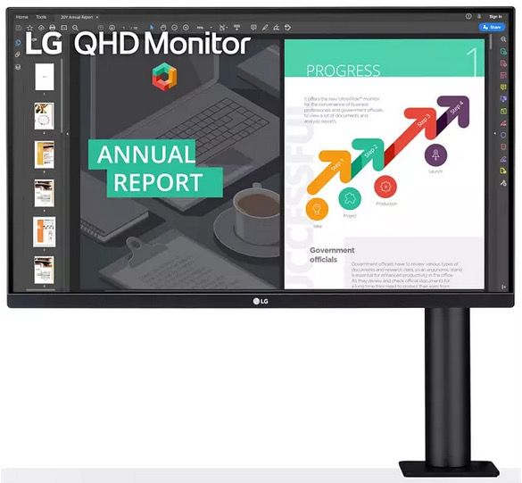 LG Ergo 27 Monitor 27QN880 B LCD Display für 393,91€ (statt 449€)