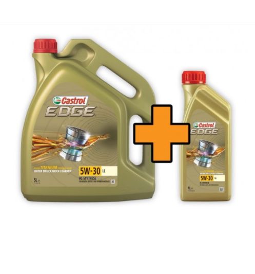 6 Liter Castrol EDGE Titanium FST 5W-30 LL Motoröl ab 51,99€ (statt 64€)