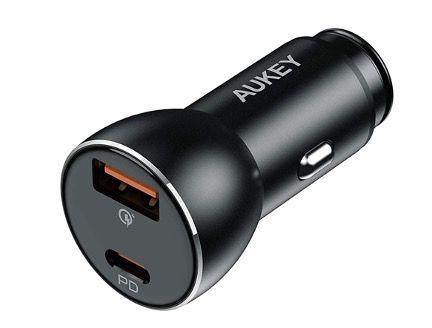 AUKEY USB C Kfz Ladegerät 48W Dual USB C für Zigarettenanzünder nur 20,79€ (statt 26€)