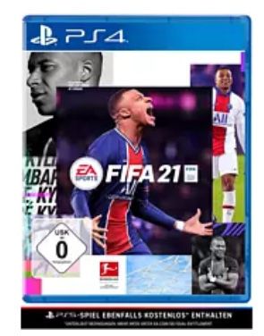 Sony PlayStation 5 DualSense Wireless Controller + Fifa 21 (PS4) für 89,99€ (statt 106€)