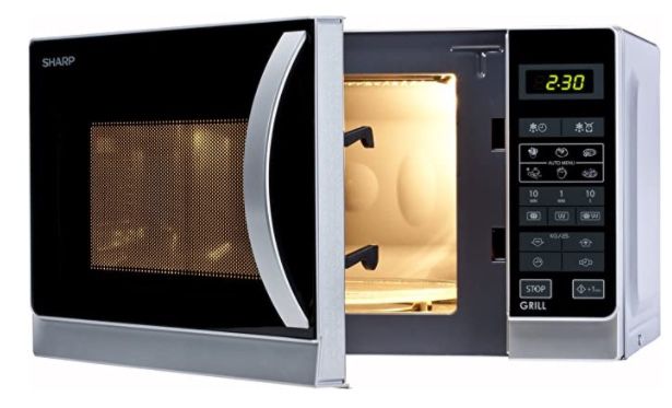 Sharp R642INW Mikrowelle mit Grill für 71,99€ (statt 80€)