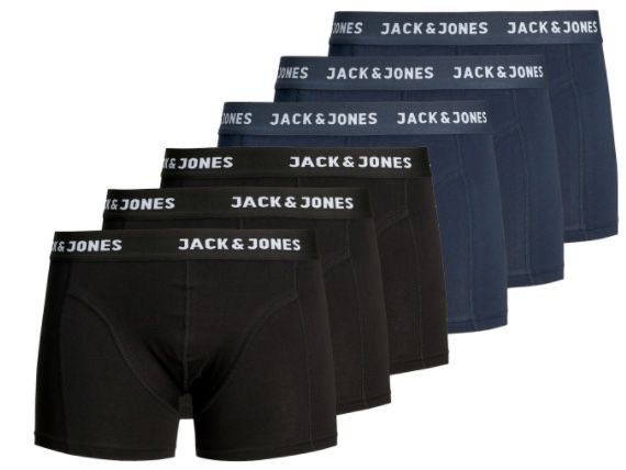 12er Pack Jack & Jones Trunks Boxershorts für 40,48€ (statt 70€)