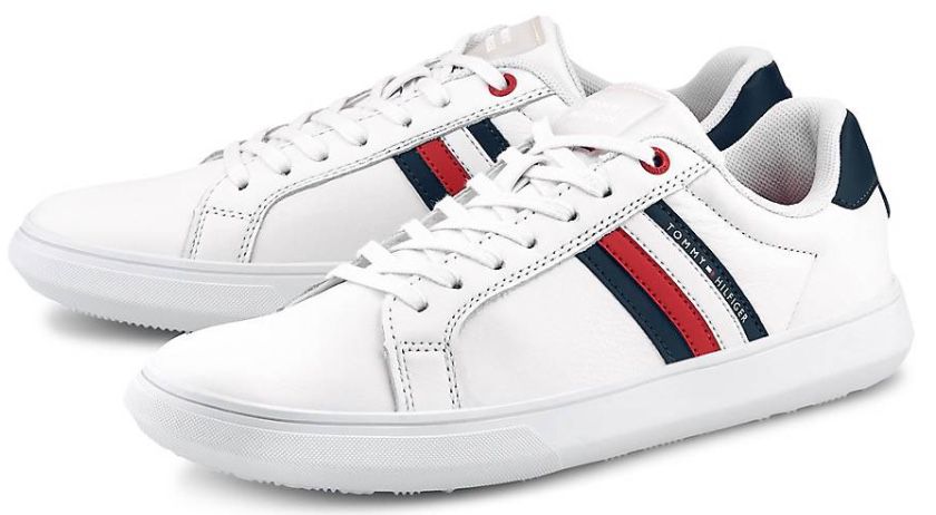 Tommy Hilfiger Essential Leather Cupsole Sneaker für 64€ (statt 83€)