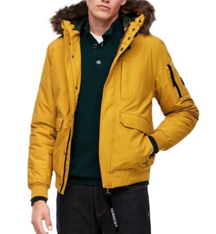 s.Oliver Herren Funktions Winterjacke mit Webpelz für 52,49€ (statt 71€)