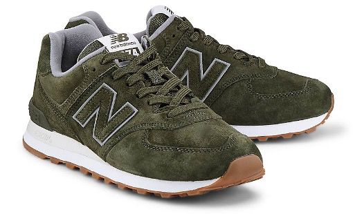 New Balance Retro Sneaker 574 in Khaki für 55,98€ (statt 75€)