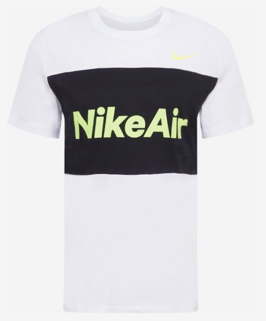 Nike Air T Shirt mit gelbem Schriftzug für 12,53€ (statt 20€)