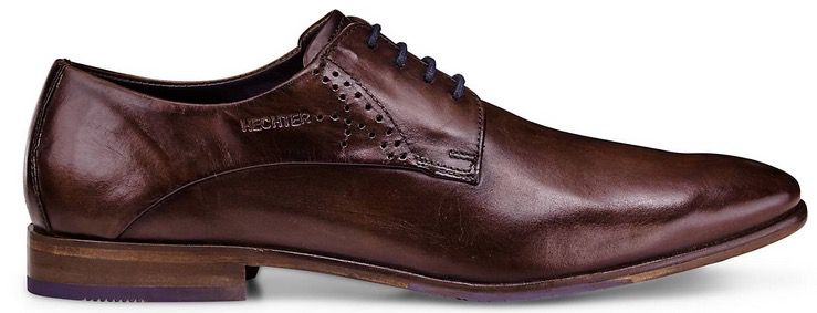 Daniel Hechter Business Herren Leder Schuhe in Braun für 43,98€ (statt 68€)