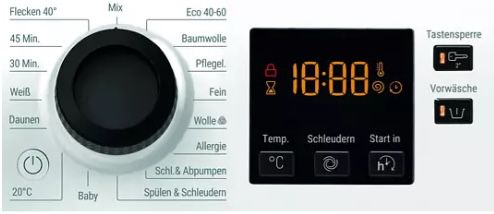 Bauknecht WM 9 M100 Waschmaschine (9 kg, 1351 U/Min.) für 349€ (statt 409€)