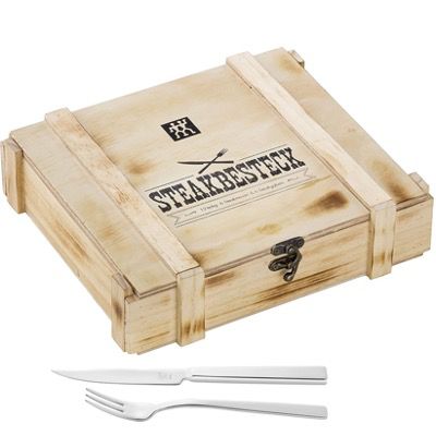 12 teiliges Zwilling Steak Besteckset für 29,99€ (statt 44€)