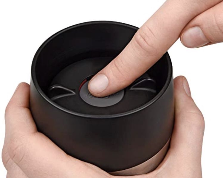Emsa Travel Mug schwarzer Isolier Trinkbecher 0,36L für 12,90€ (statt 18€)   Prime