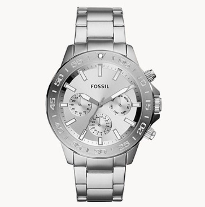 Fossil Multifunktions Herrenuhr Bannon 45mm aus Edelstahl ab 66€ (statt 95€)