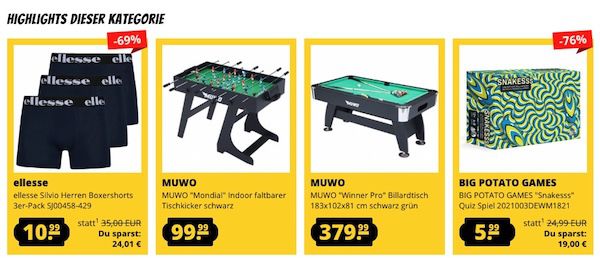 SportSpar Sale mit 11% Extra-Rabatt - z.B. PUMA Orbita LA LIGA 1 Fußball nur 9,89€ (statt 18€) SportSpar Sale mit 11% Extra Rabatt z.B. PUMA Orbita LA LIGA 1 Fußball nur 9,89€ (statt 18€)