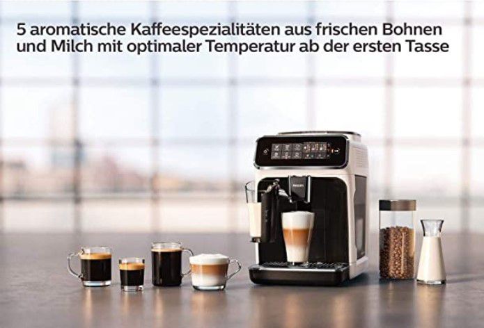 Philips EP3243/50 LatteGo Kaffeevollautomat mit integriertem Milchsystem für 360€ (statt 479€)