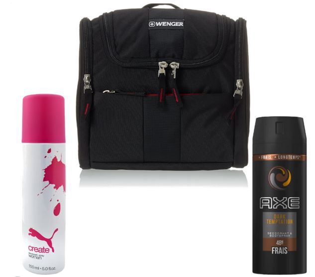 Wenger XXL Kulturtasche & Puma Create for Woman Deospray 150ml für 12,99€ (statt 17€)