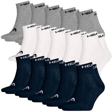30er Pack Head Socken Quarter in verschiedenen Farben für je 29,99€ (statt 45€)
