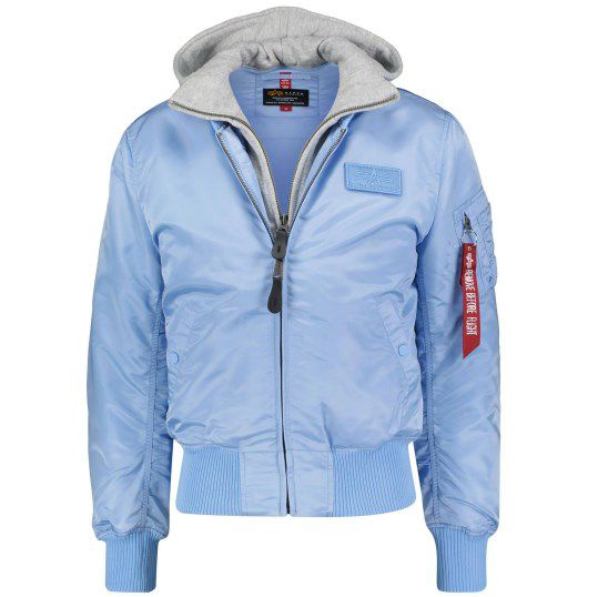 Alpha Industries MA 1 D Tec Jacke in Hellblau für 159,99€ (statt 180€)