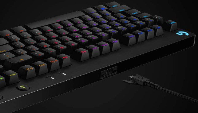 Logitech Clicky G Pro Mechanical Gaming Keyboard für 79,90€ (statt 91€)
