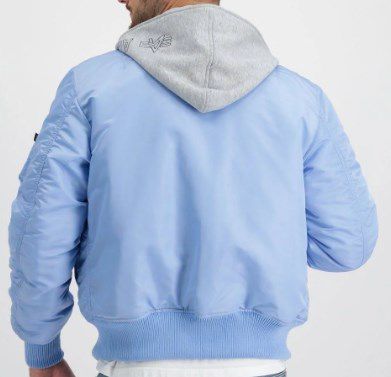 Alpha Industries MA 1 D Tec Jacke in Hellblau für 159,99€ (statt 180€)