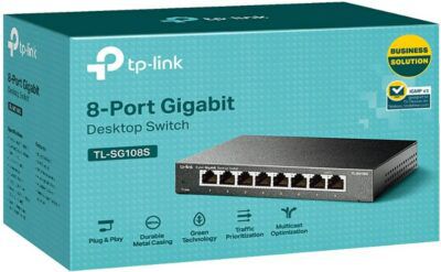 TP Link 8 Port Gigabit Switch (TL SG108S) ab 19€ (statt 26€)