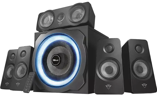 TRUST GXT 658 Tytan 5.1 Surround Lautsprechersetsystem für 77€ (statt 95€)