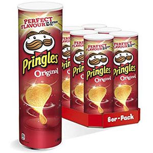 6er Pack Pringles Originals & Paprika mit je 200g ab 8,01€ – nur 1,34€ pro Rolle im Sparabo