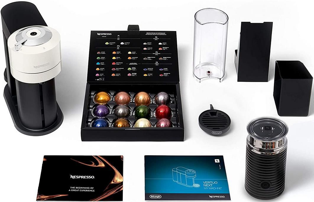 DeLonghi Next Nespresso Vertuo Kaffeekapselmaschine + Aeroccino Milchaufschäumer für 79€ (statt 90€)