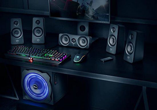 TRUST GXT 658 Tytan 5.1 Surround Lautsprechersetsystem für 77€ (statt 95€)