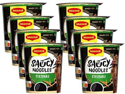 8x Maggi Magic Asia Saucy Noodles Teriyaki Cup ab 9,49€ (statt 13€)