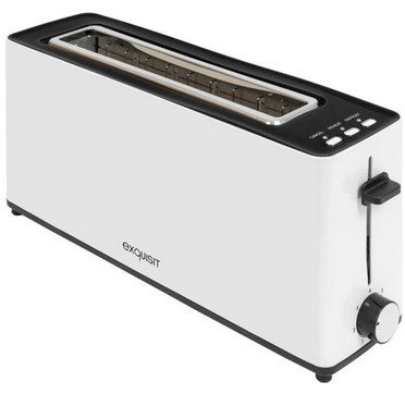 Exquisit TA 6502 Langschlitz Toaster (900 W) für 15€ (statt 23€)