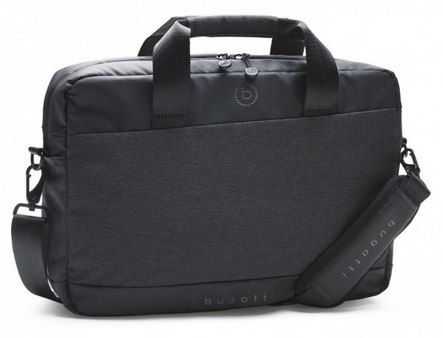 Bugatti Aktentasche in Schwarz (46x32cm) für 17,99€ (statt 20€)