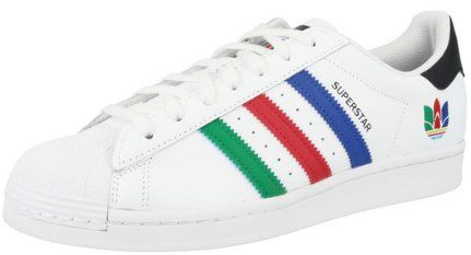 adidas Originals Superstar Sneaker Cloud White / Green / Core Black für 49,99€ (statt 69€)