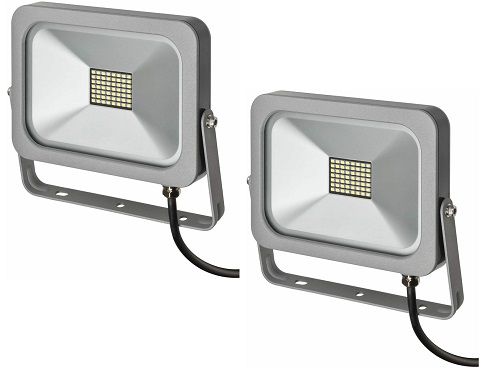 Doppelpack   Brennenstuhl LED Slim Fluter mit 10W für 14,99€ (statt 30€)
