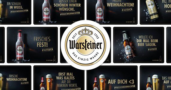 MyPostcard x Warsteiner Weihnachtsgrüße gratis verschicken & Gewinnspielteilnahme