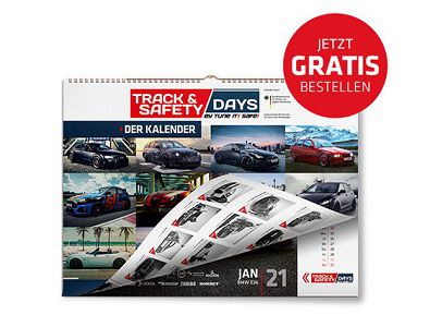 Kostenlos Tuning Kalender für 2021 bestellen