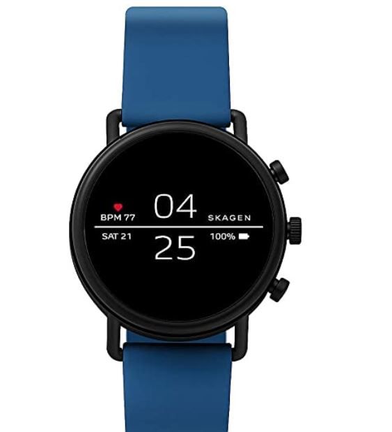 Skagen Falster 2   Smartwatch Silikon Schwarz, Blau o. Rot für je 99€ (statt 192€)