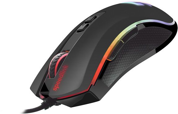 Speedlink Orios RGB (SL 680010 BK) Gaming Maus für 16,64€ (statt 21€)