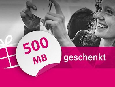 Telekom Magenta: 500 MB Datenvolumen geschenkt (auch Prepaid)